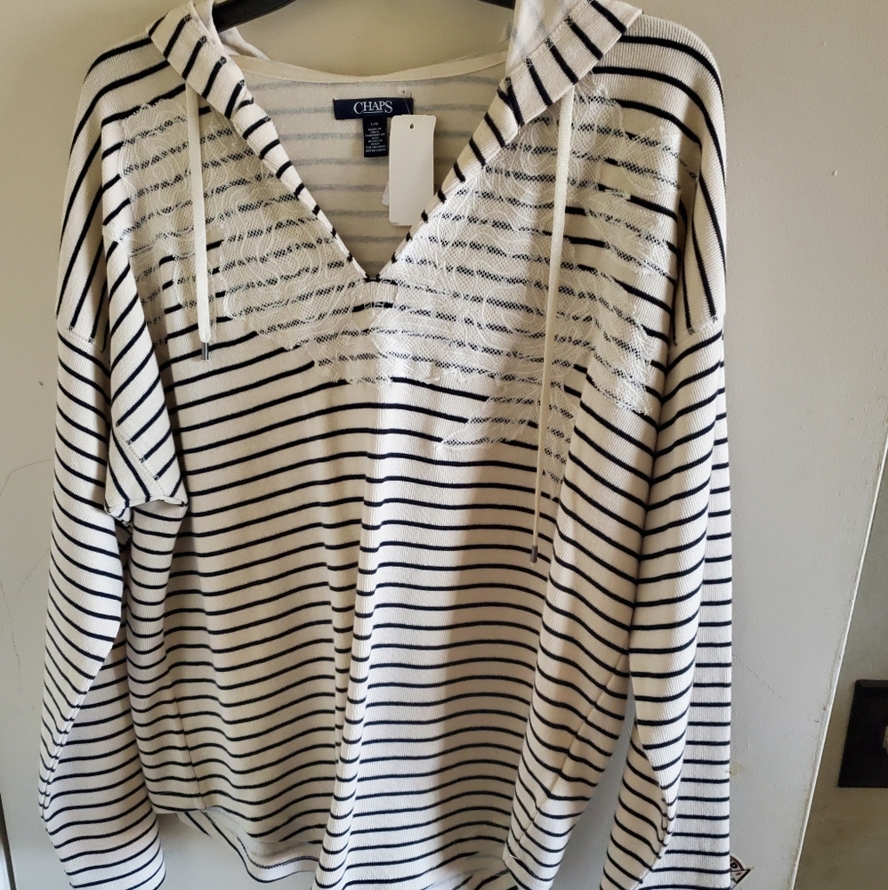 Sweater with hood NWT